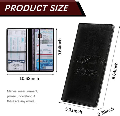 Car Registration & Insurance Card Holder