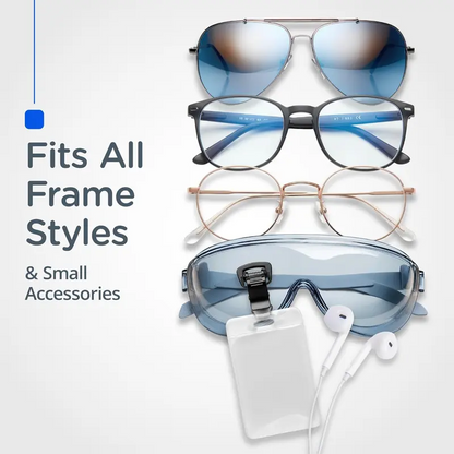 2 Pack Magnetic Glasses Holder - Premium Strength Magnetic Hold