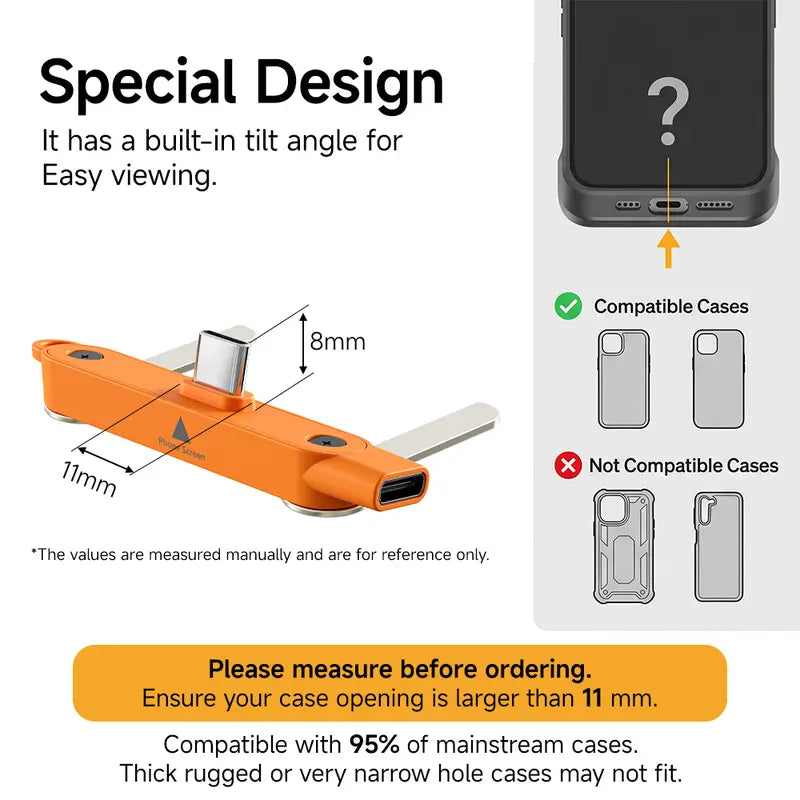240W SuperCharge 360° Rotating Invisible Stand
