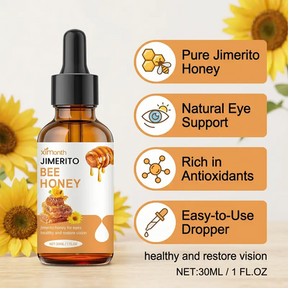Fragrance-Free Brightening Natural Jimerito Honey Extract Eye Serum Drops
