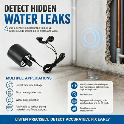 Sound Amplifier for Water Leak & Pipe Detection