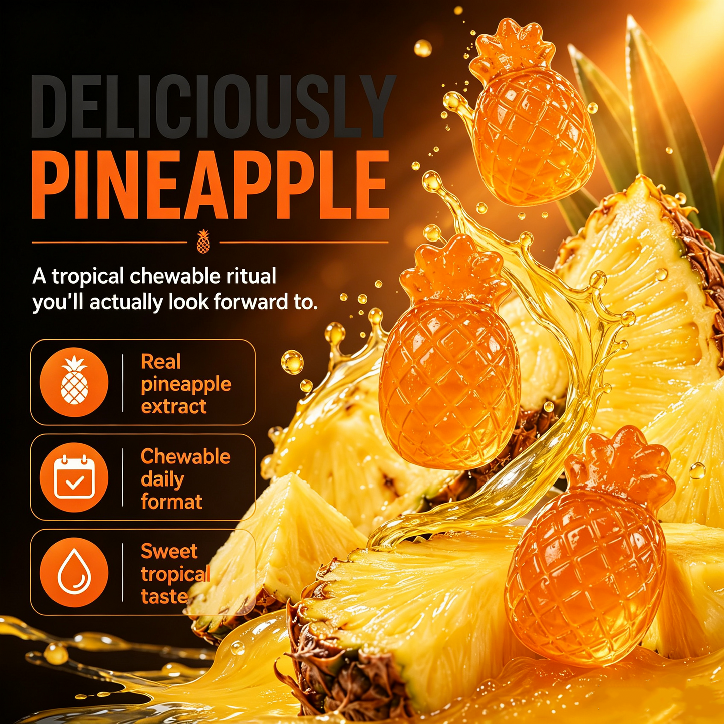Intimacy Gummies – Pineapple Botanical Blend for Daily Wellness