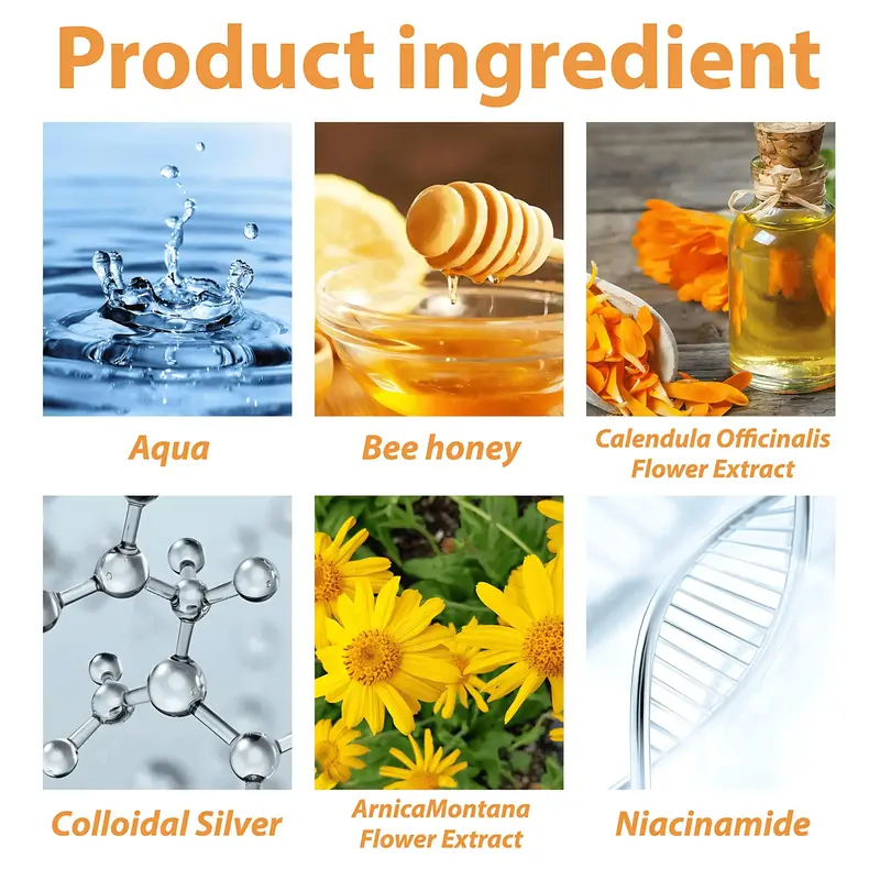 Fragrance-Free Brightening Natural Jimerito Honey Extract Eye Serum Drops