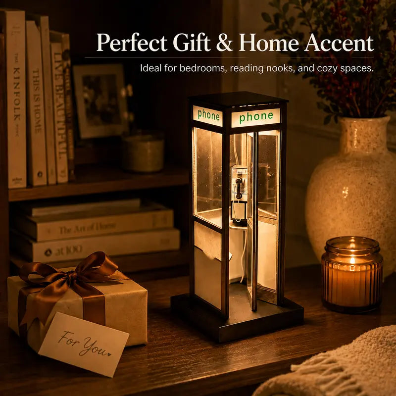 Retro Telephone Booth Lamp