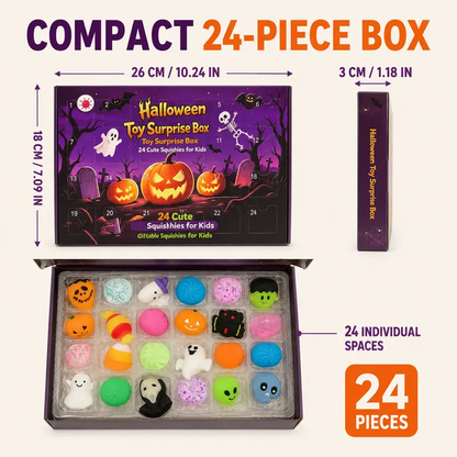 24-Piece Halloween Squishy Advent Calendar