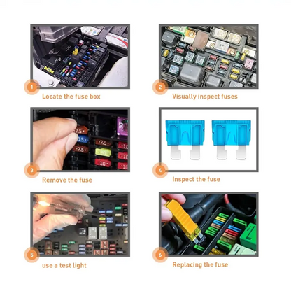 306-Pcs Zinc Alloy Automotive Blade Fuse Kit