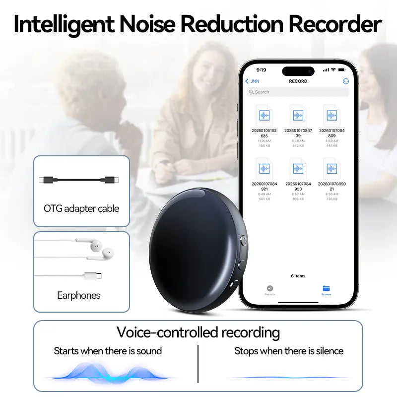 Ultra Magnetic Voice Recorder – One-Touch Recording