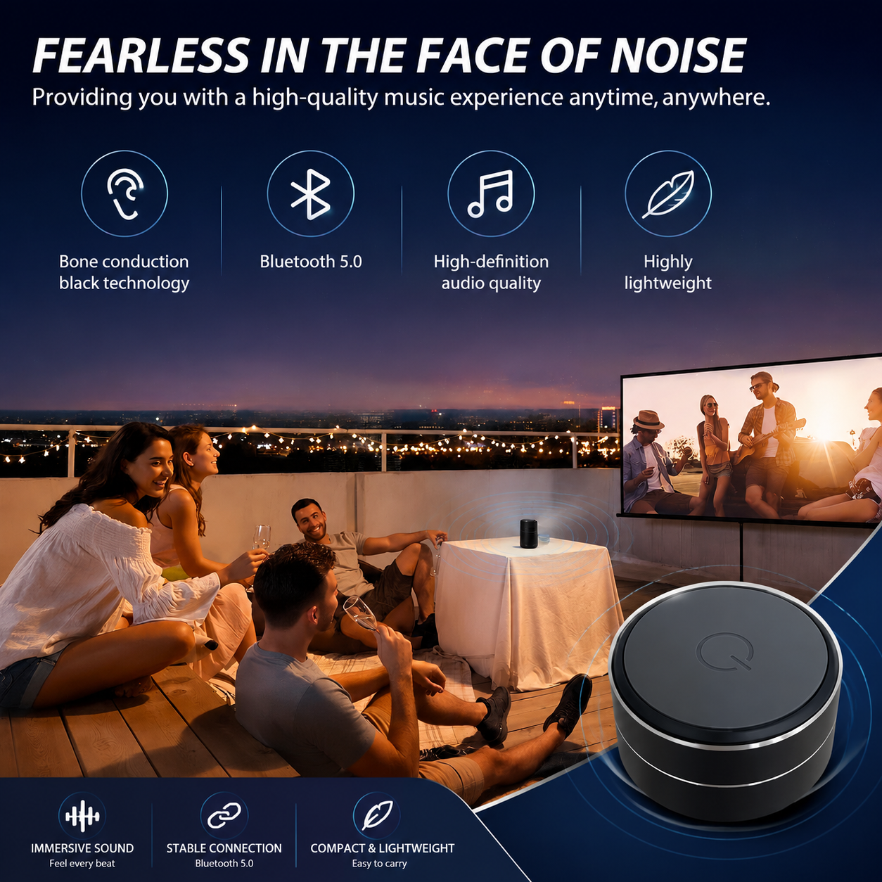 Bluetooth Bone Conduction Speaker
