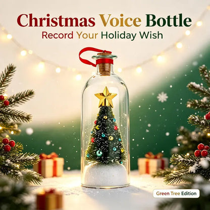 Voice Recordable Christmas Tree Bottle