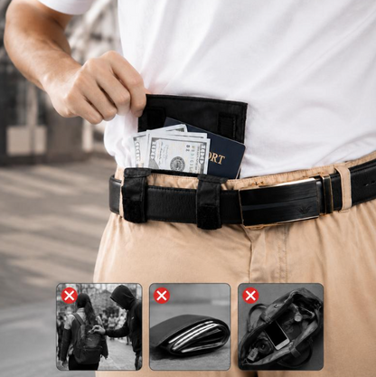 Slim Ripstop Nylon Hidden Waist Money Belt