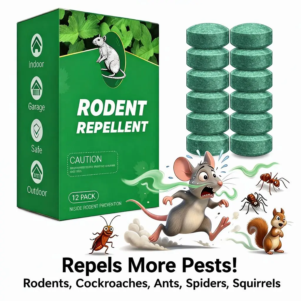 12-Pack Rodent Repellent Balls for Home Kitchen