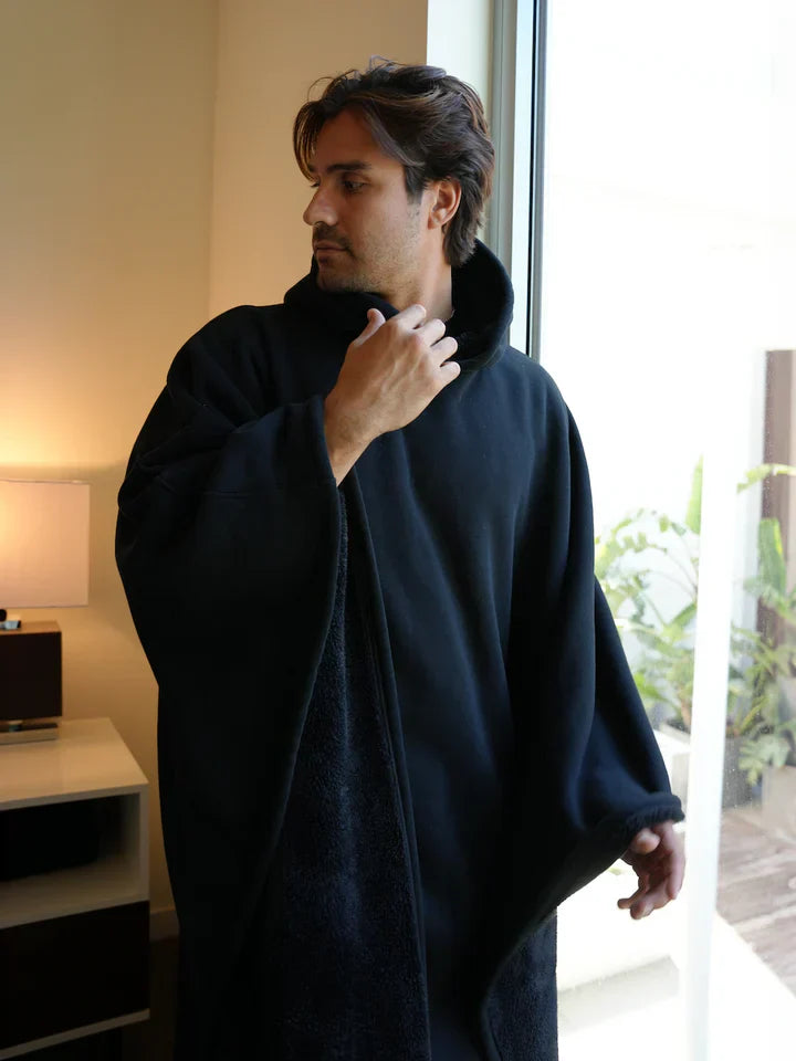 Eden Hoodie – Oversized Weighted Hoodie Cloak with Ultra-Soft Faux Fur Liner