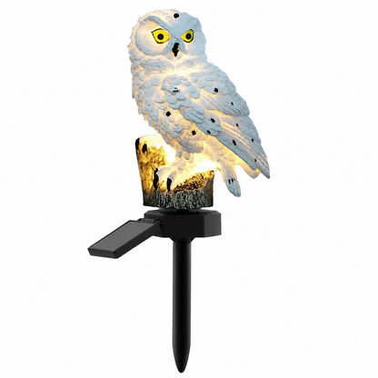 Solar Resin Owl Garden Stake Light – Waterproof LED Pathway Decor