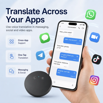 Al Pocket Translator -Real-Time Two-Way Voice Translation in 165+ Languages
