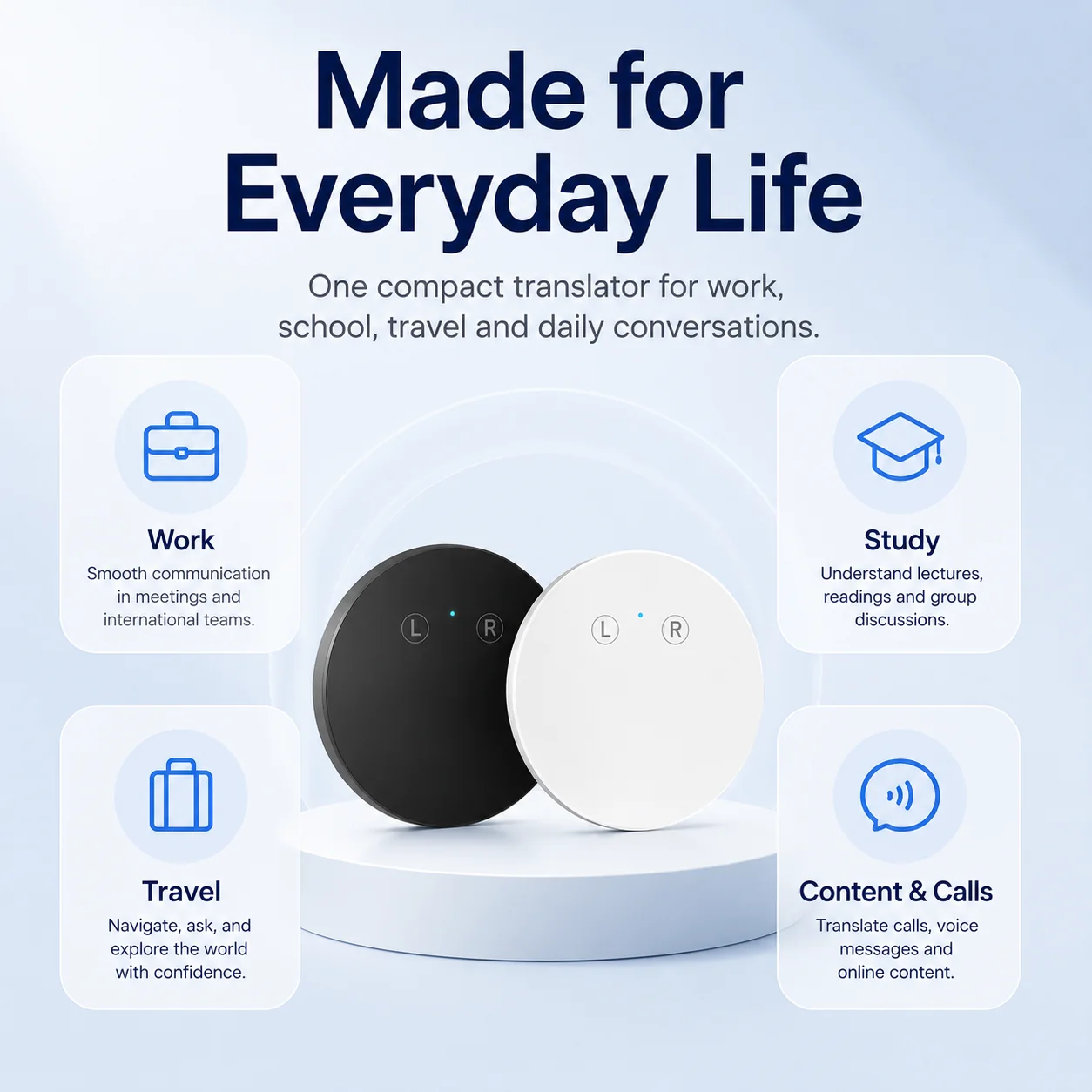 Al Pocket Translator -Real-Time Two-Way Voice Translation in 165+ Languages
