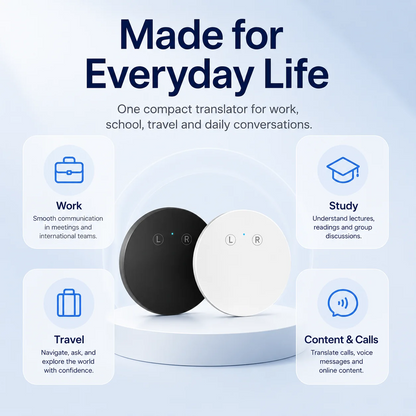 Al Pocket Translator -Real-Time Two-Way Voice Translation in 165+ Languages