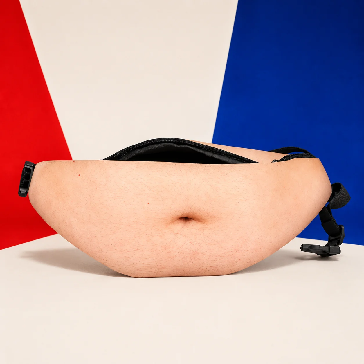 Ultra-Realistic Beer Belly Fanny Pack - Funny Dad Bod Waist Bag