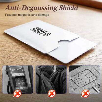 10 Pack RFID Blocking Anti Theft Card Sleeves