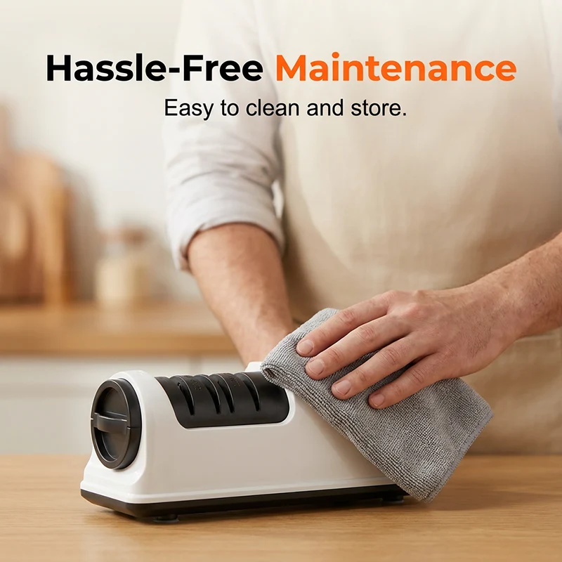 3-Stage Electric & Manual Knife Sharpener - Bring Back the Sharp!