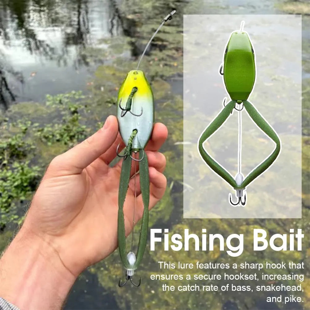 Realistic Frog Swimbait – Topwater Bass Fishing Lure