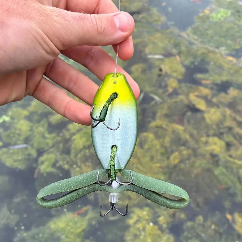 Realistic Frog Swimbait – Topwater Bass Fishing Lure