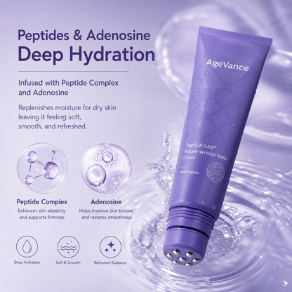 Neck Firming Cream With 6-Roller Massage – Peptide Hydration