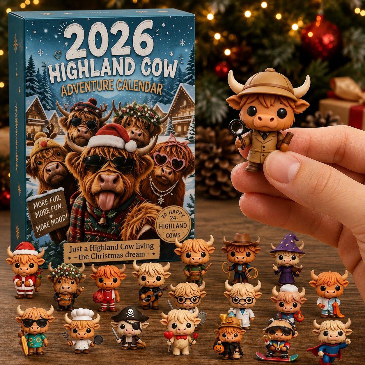Highland Cow Advent Calendar 2026