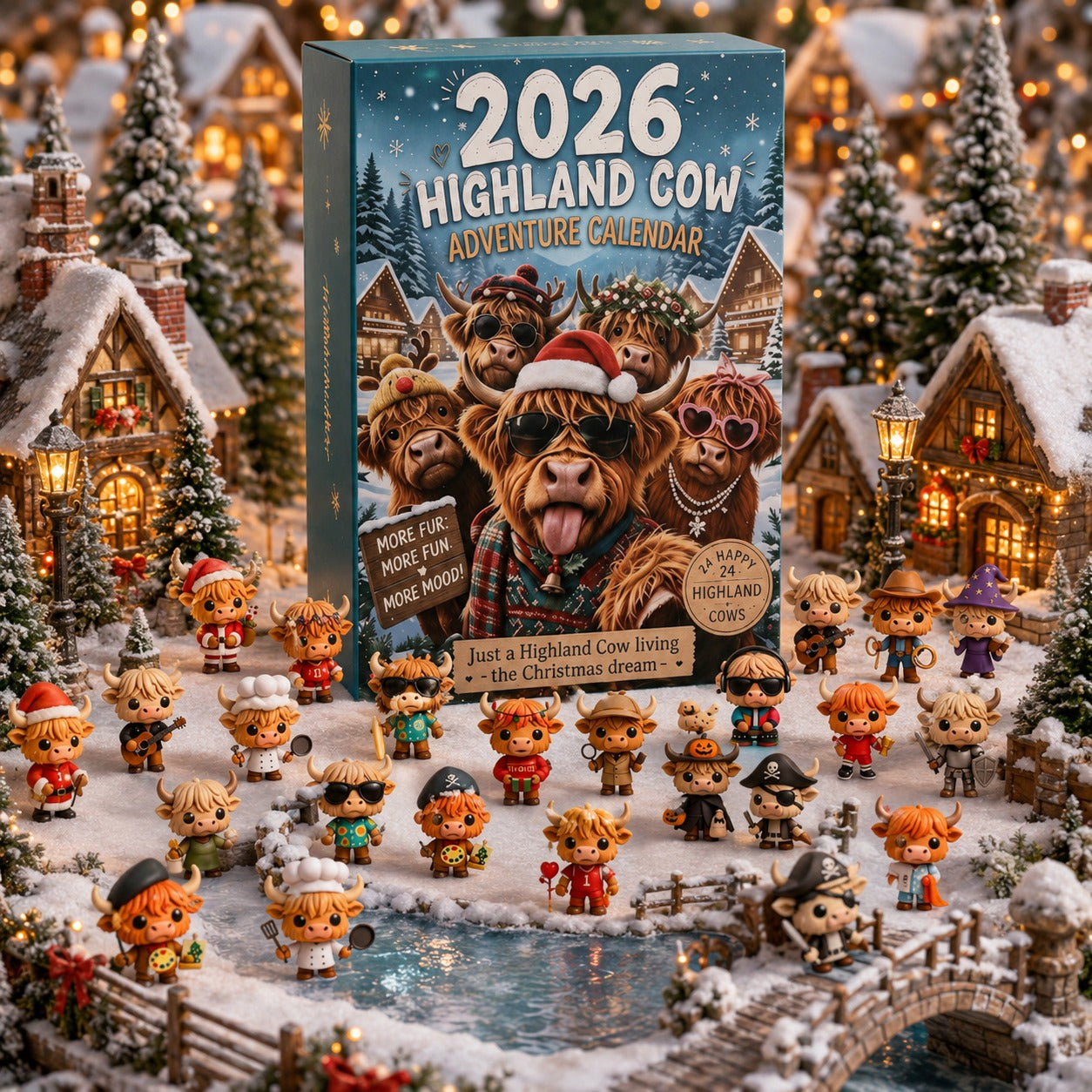 Highland Cow Advent Calendar 2026