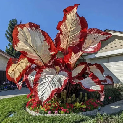 Giant Colorful Caladium Grow Kit – Vibrant Foliage & Oversized Growth
