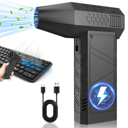 Mini Turbo Jet Fan – 130,000 RPM High-Speed Handheld Blower