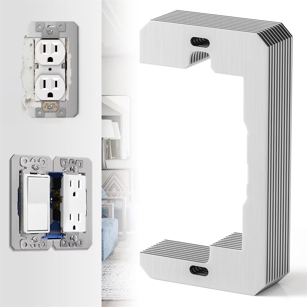 10 Pcs Wall Plate Spacer-for Electrical Outlet Repair, Fix Loose Outlets and Electrical Boxes