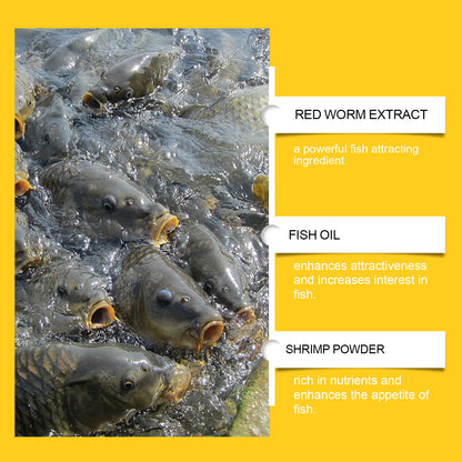 Concentrated Fish Attractant Liquid -Fast-Acting Red Worm Formula