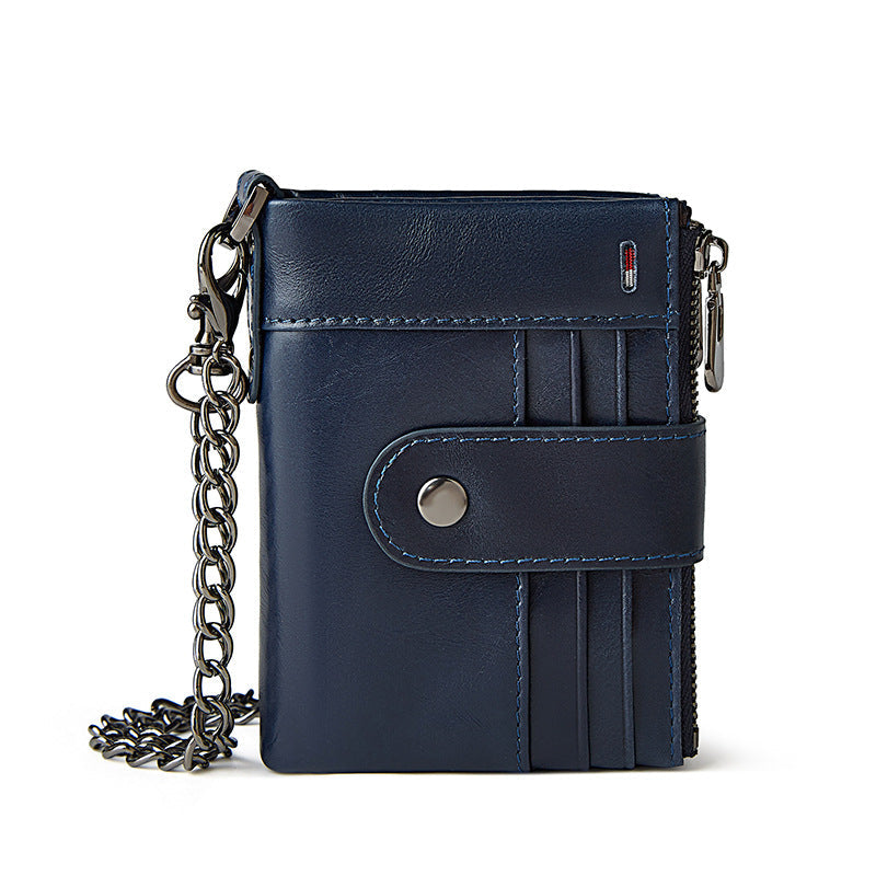 Rfid Blocking Genuine Leather Wallet