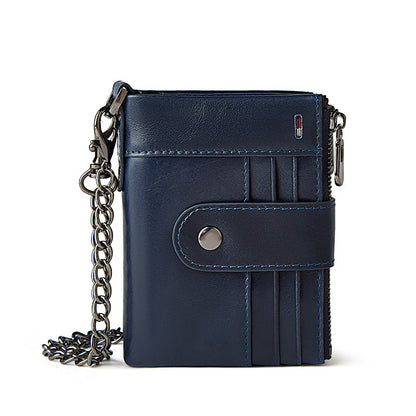Rfid Blocking Genuine Leather Wallet