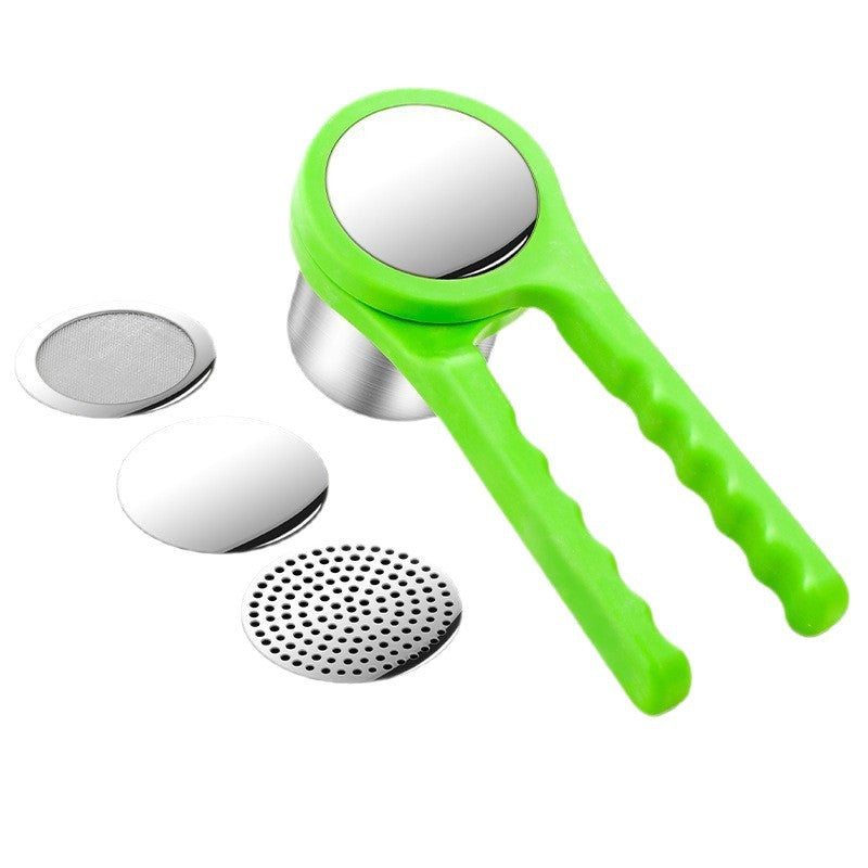 Helix Twist-Action Potato Ricer – Stainless Steel, Ergonomic Manual Masher