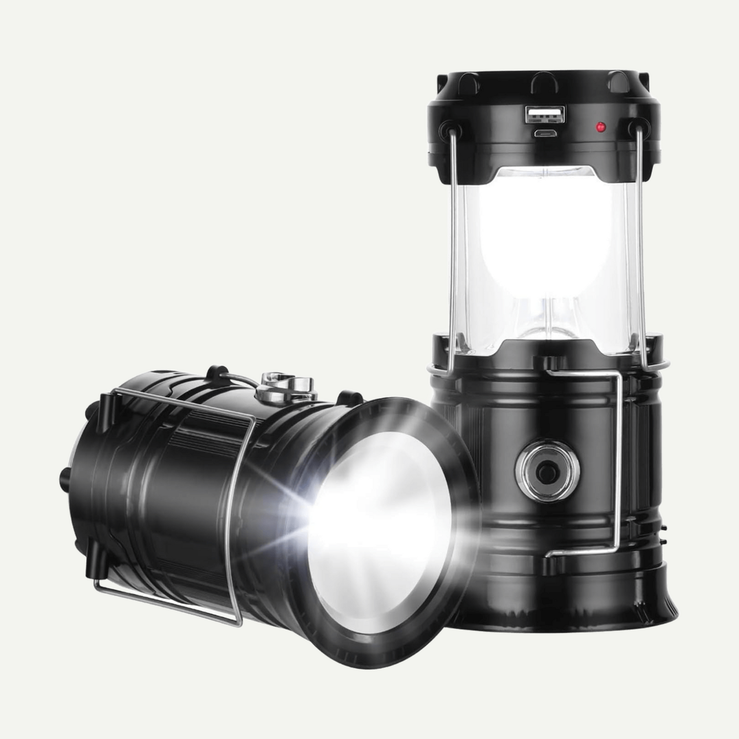 Portable Solar Rechargeable LED Camping Light