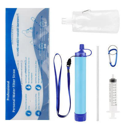 Portable Water Filter Straw – NSF Certified Survival Filtration System