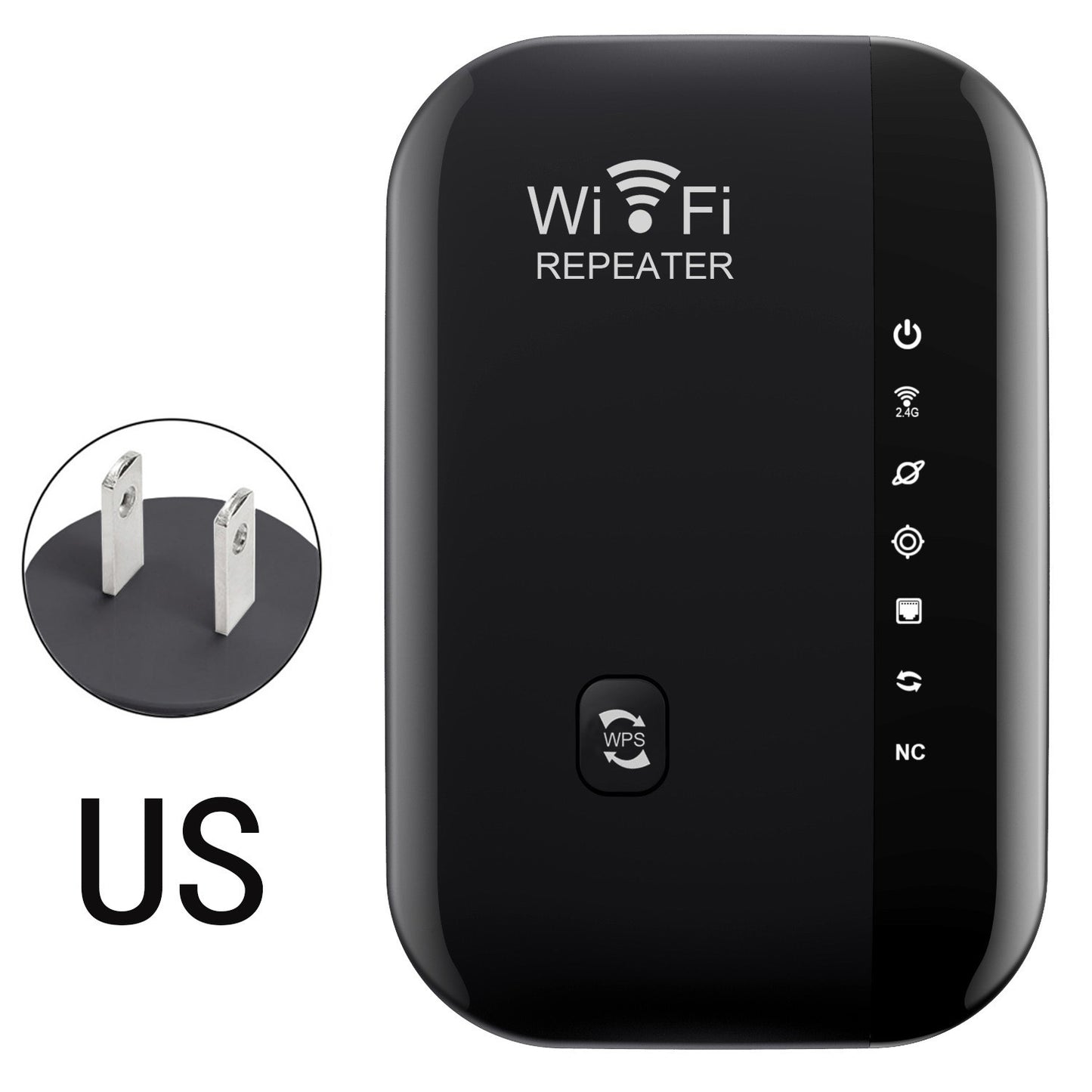 300Mbps WiFi Extender – Universal Wireless Signal Booster with Ethernet Port