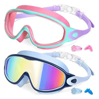 Set B (Pink Clear Lens+Blue Mirrored Lens)
