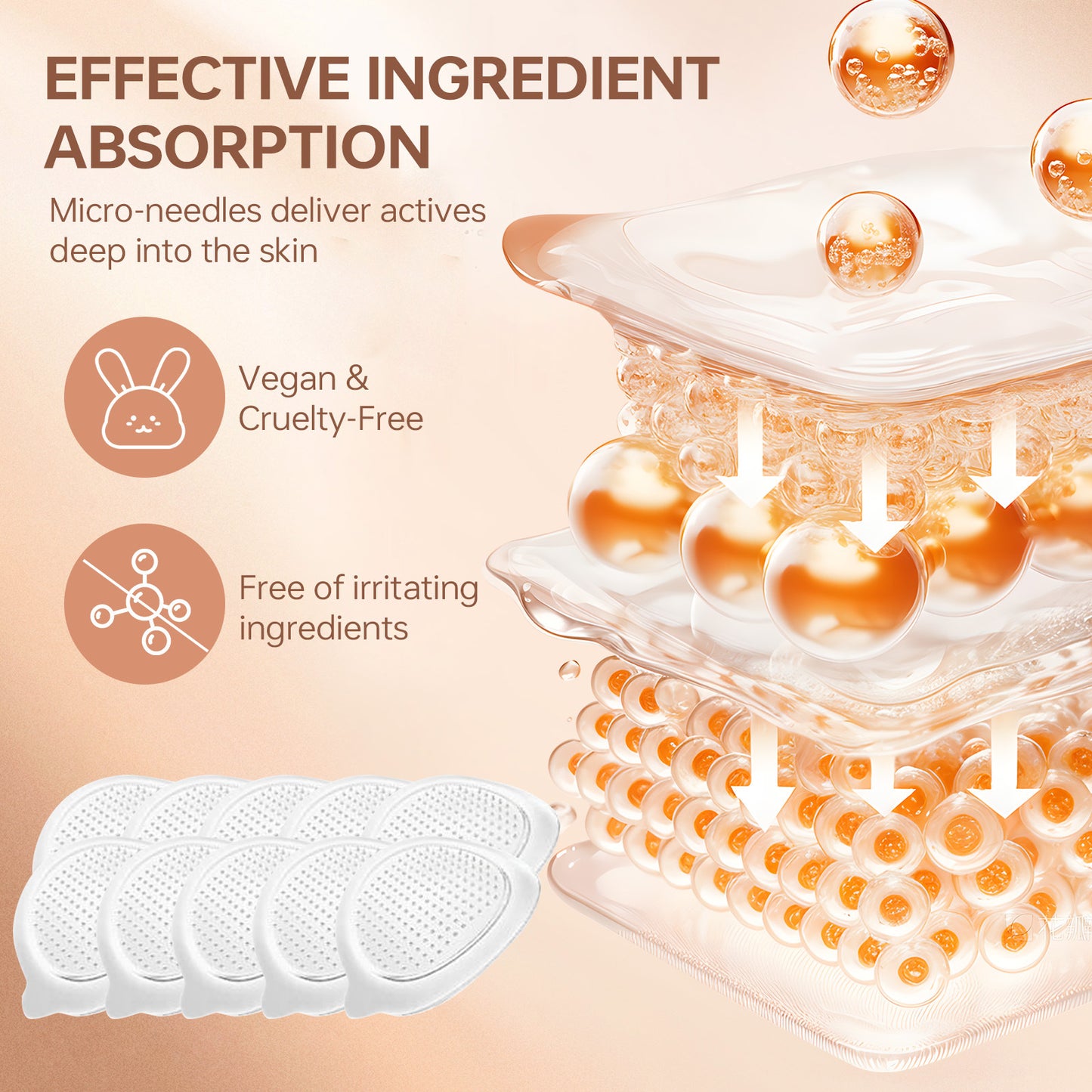 Microneedle Bust Care Patches – Firming & Hydrating Skin Support