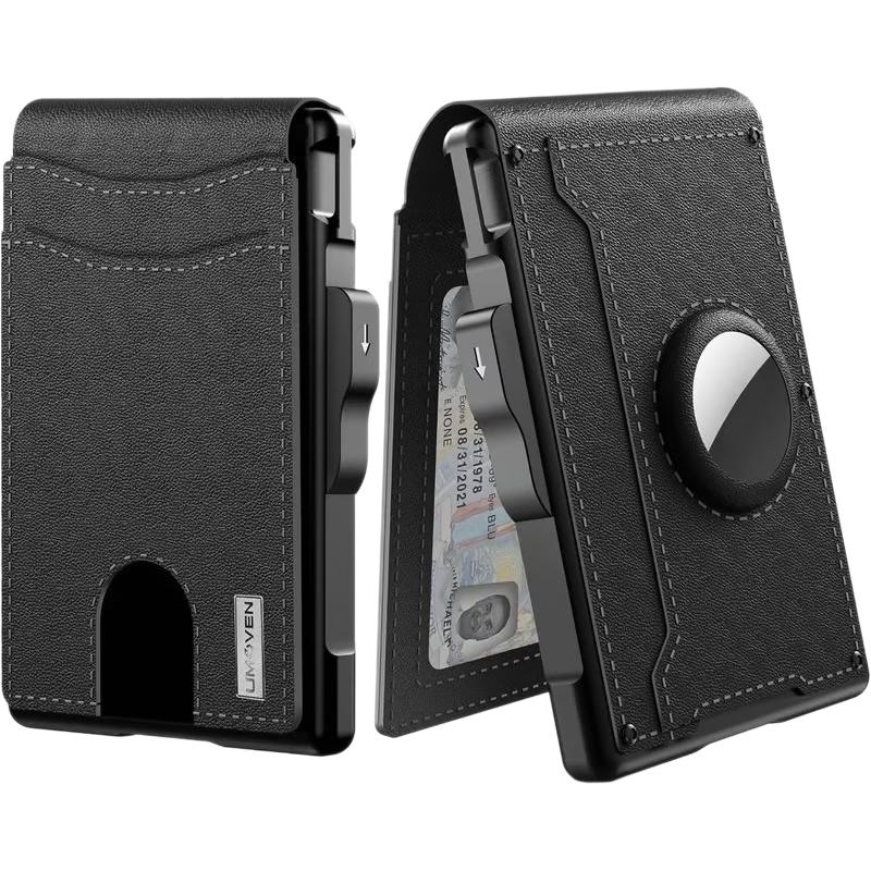 💳Men's Business Wallet Credit Card Holder Pop Up Smart RFlD Blocking Slim Leather