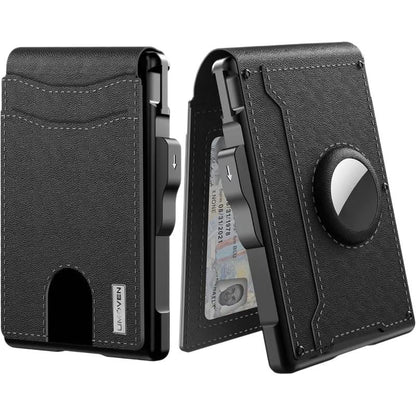 💳Men's Business Wallet Credit Card Holder Pop Up Smart RFlD Blocking Slim Leather