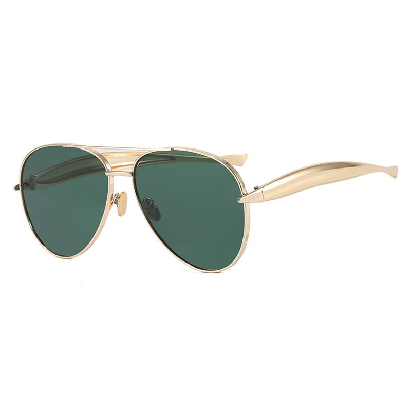 ☀️Retro Gold Aviator Sunglasses