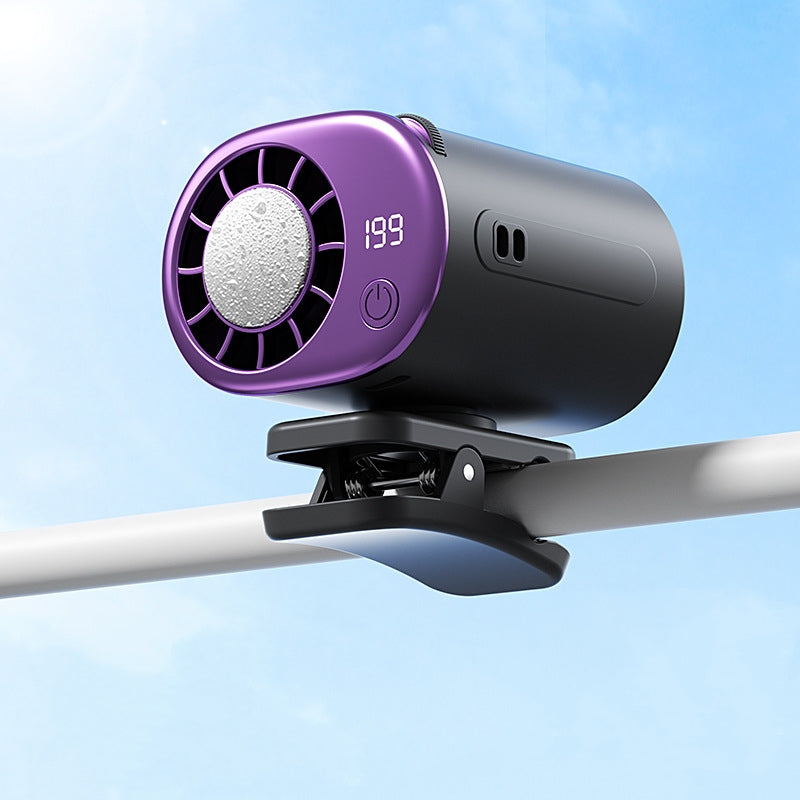 2026 Semiconductor Cooling Car Fan – 100 Speeds, 360° Rotation, 20Hr Battery
