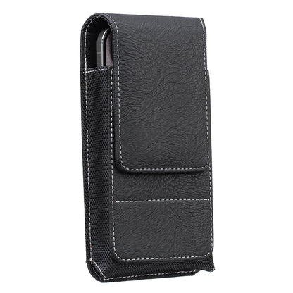 Men's Waist Phone Pouch with Card Slot & Metal Belt Clip – Large Smartphone Holster