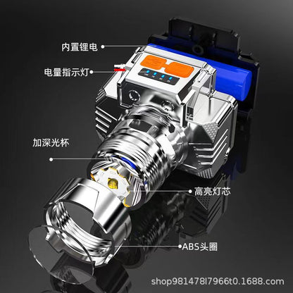 1200 Lumen Rechargeable LED Headlamp, Waterproof
