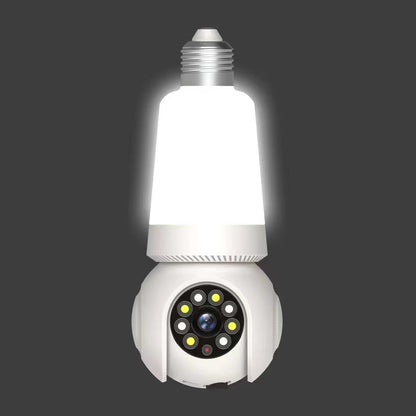 💡 360° WiFi Bulb Camera with Smart Remote Monitoring