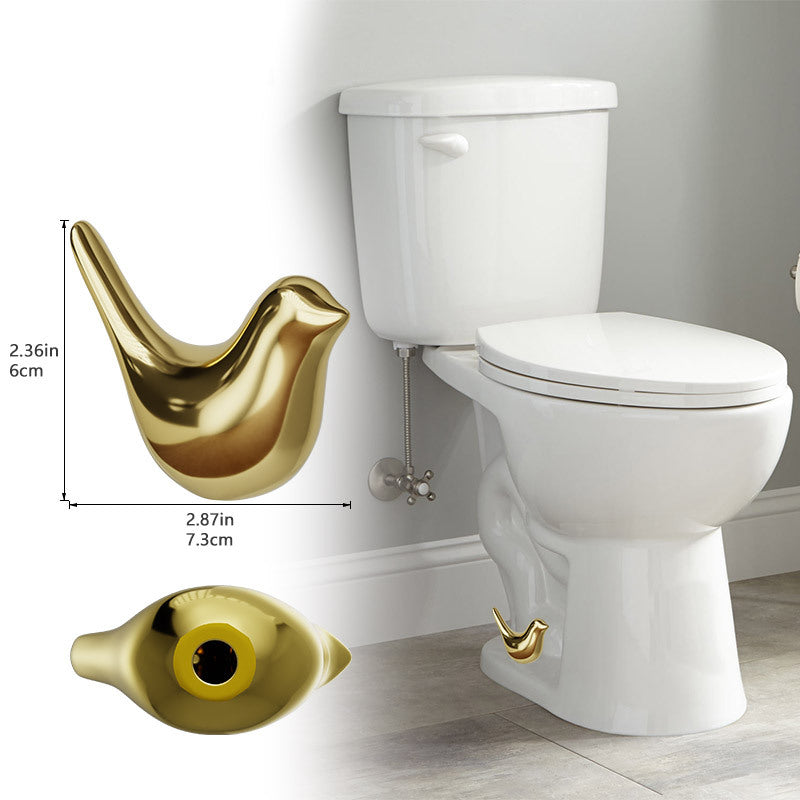 Ceramic Bird Toilet Bolt Caps – Cute Bathroom Decor (2PCS)