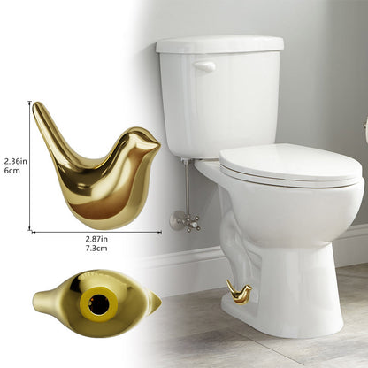Ceramic Bird Toilet Bolt Caps – Cute Bathroom Decor (2PCS)