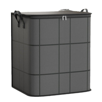 Large Capacity Quilt & Blanket Storage Bags – 4 Sizes, Gray Pattern, Foldable